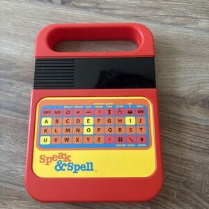 Vintage Speak & Spell Texas Instruments Electronic Learning Toy -For Parts Only